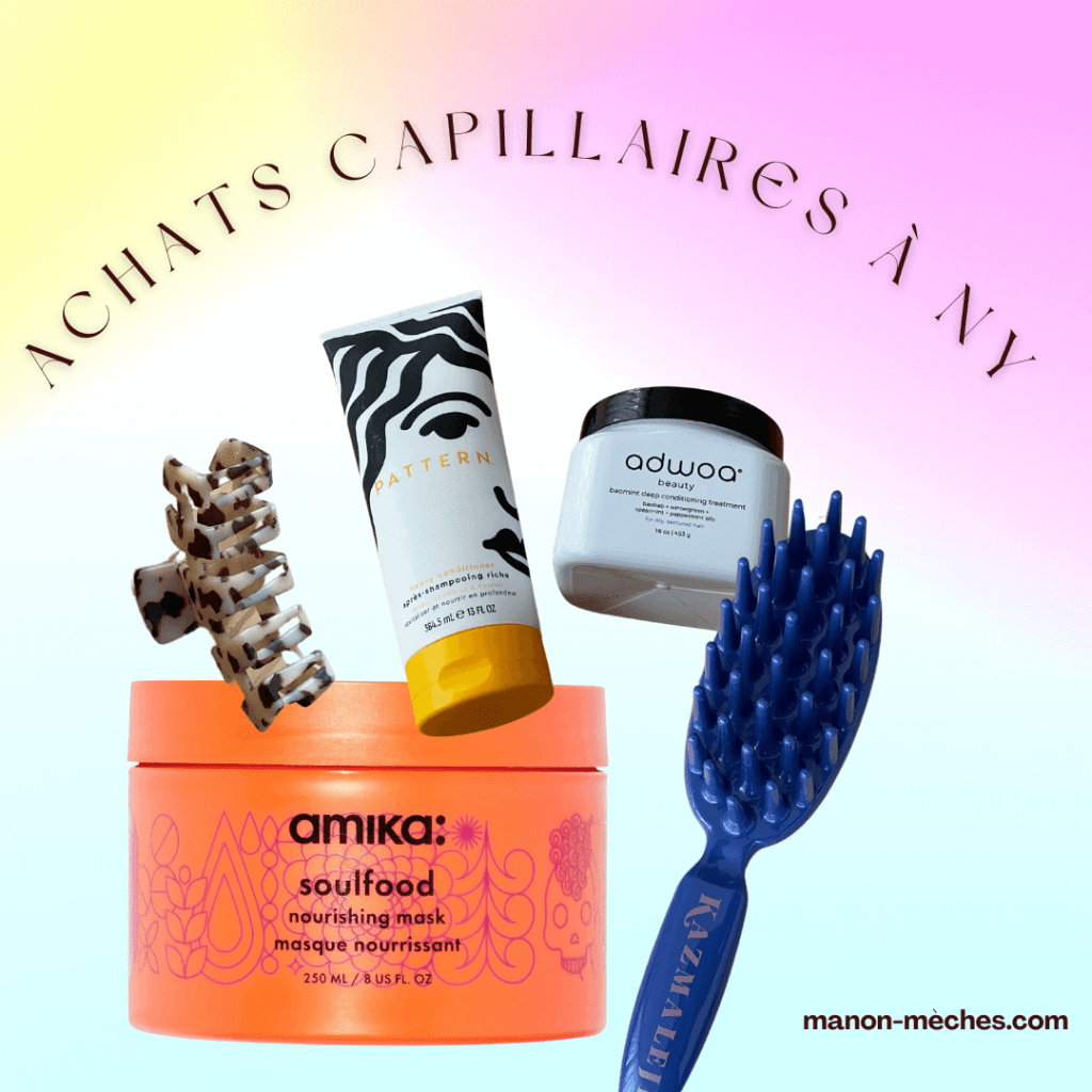 Mes achats produits afro à New&nbsp;York